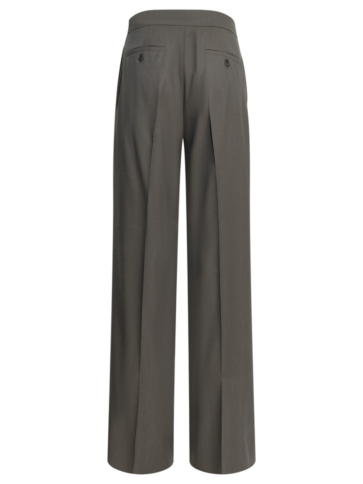 Max Mara Wool Tailored Pants Trousers - Grey | a2b64577ea14cd9152899e87047e2bee211f4a19