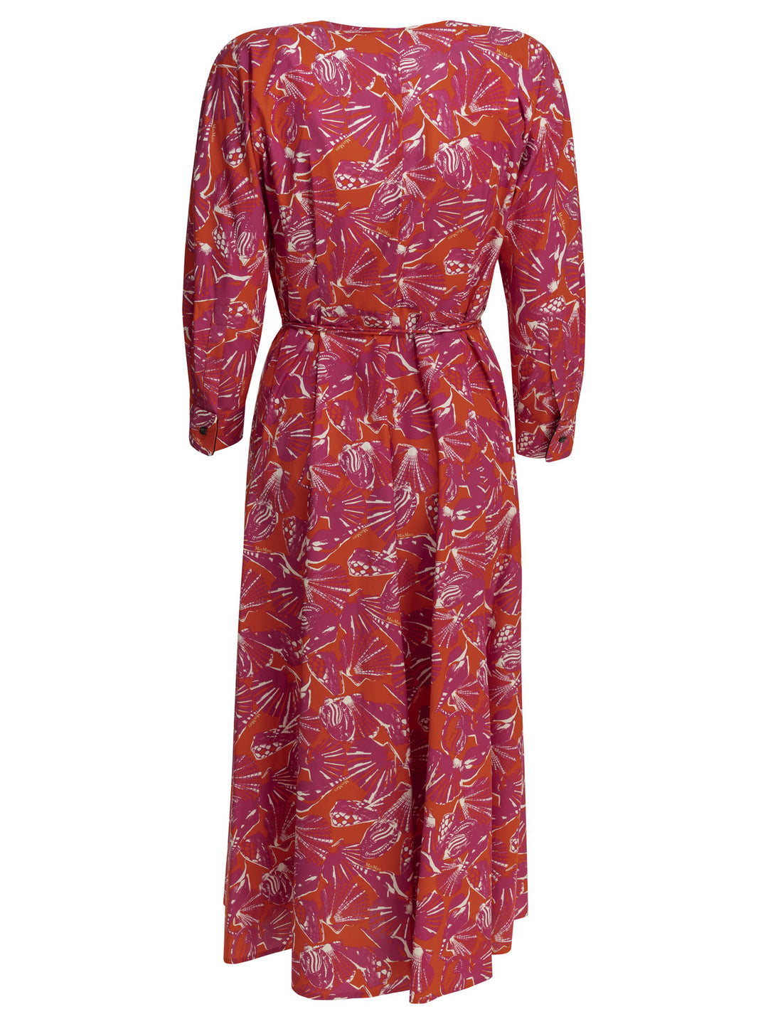 Max Mara Floral A-Line Midi Dress Abiti - Fucsia | dec9b9002ab99b5a7c9c8ac1e3e1471c5f41a76b