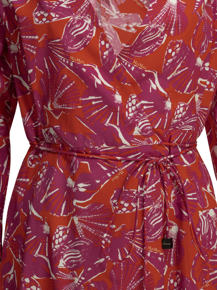 Max Mara Floral A-Line Midi Dress Abiti - Fucsia | f1dd2ab82aa02eb69b1ad8bdb2a6d1e48e269e85