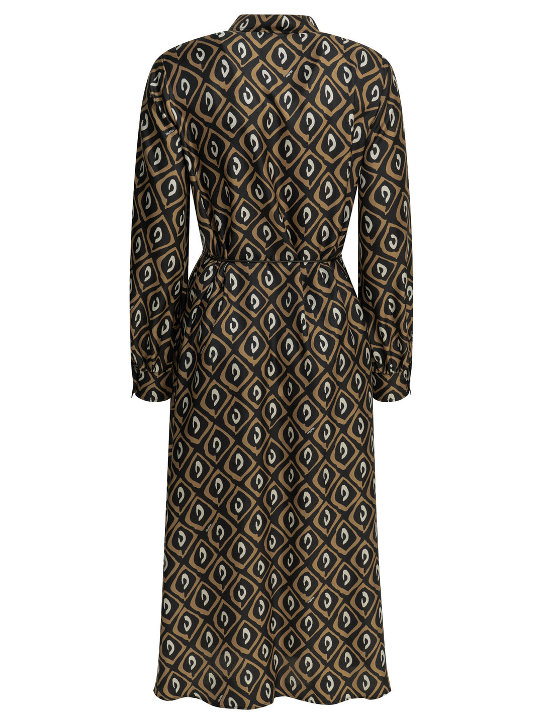Max Mara Long Chemise Dress Abiti - Nero | 3305393a59fbfa9d5d3ef47588189306223c0819
