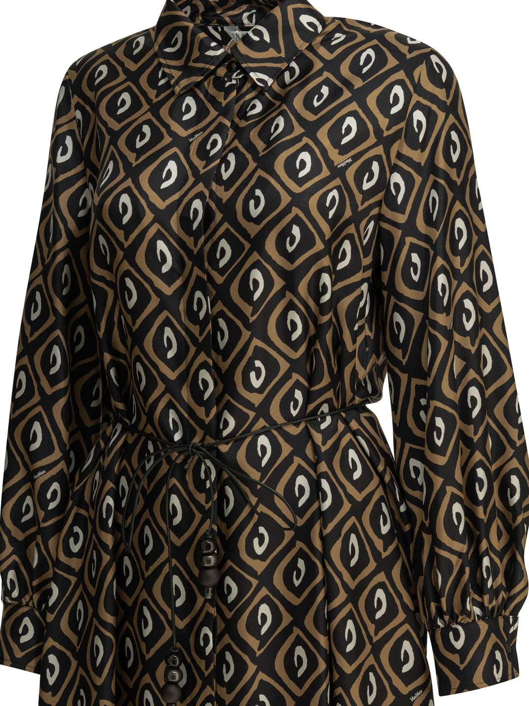 Max Mara Long Chemise Dress Abiti - Nero | 37e55f1ec7892eb9955e75dfa443342023ed44fa