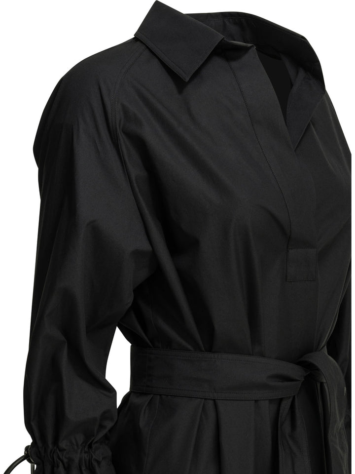 Max Mara Long Chemise Dress Abiti - Nero | 2d1b567d5932b88b11a72664396952d935e4e22f