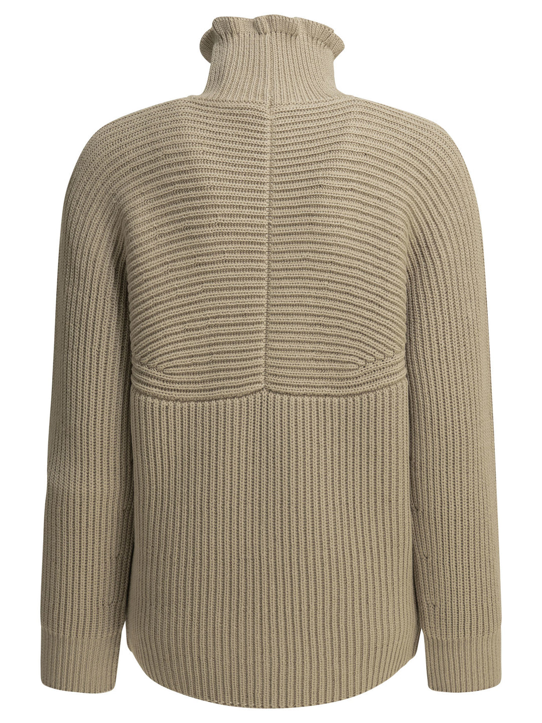 Max Mara Cotton Turtleneck Sweater Knitwear - Beige | 60f3072670859a035e835c46c768c1a45f375234