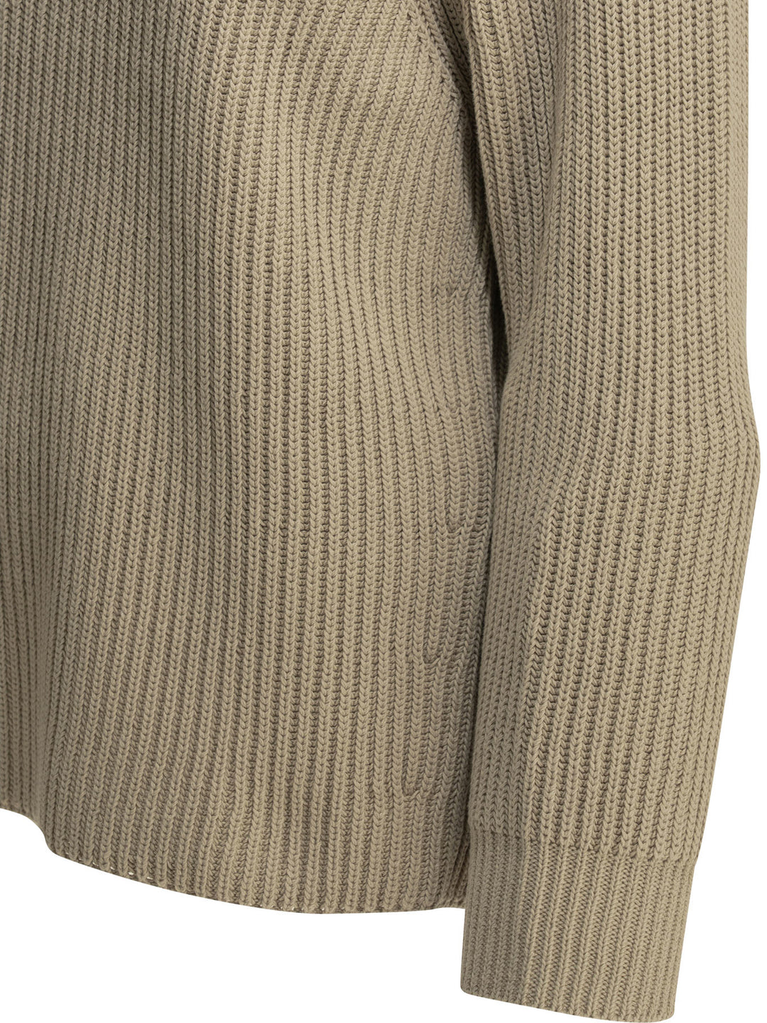 Max Mara Cotton Turtleneck Sweater Knitwear - Beige | efbc4ad8dc5ca77af2e3949389c6b8d3f7b444ec