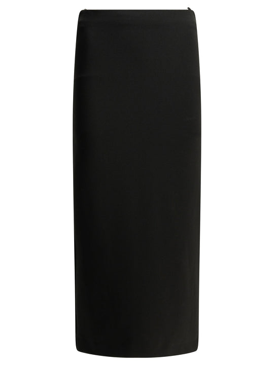 Midi Pencil Skirt Gonne Nero