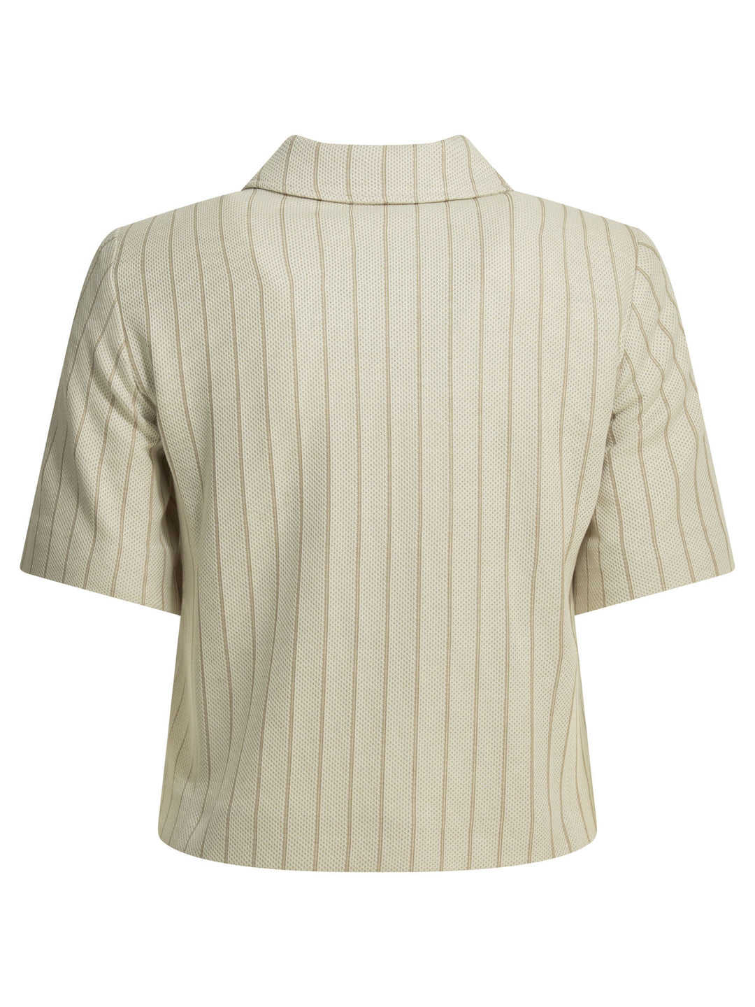 Max Mara Pinstripe Blazer Jackets and Coats - Bianco | 48586efad314bf8dc01382164445143940da6538