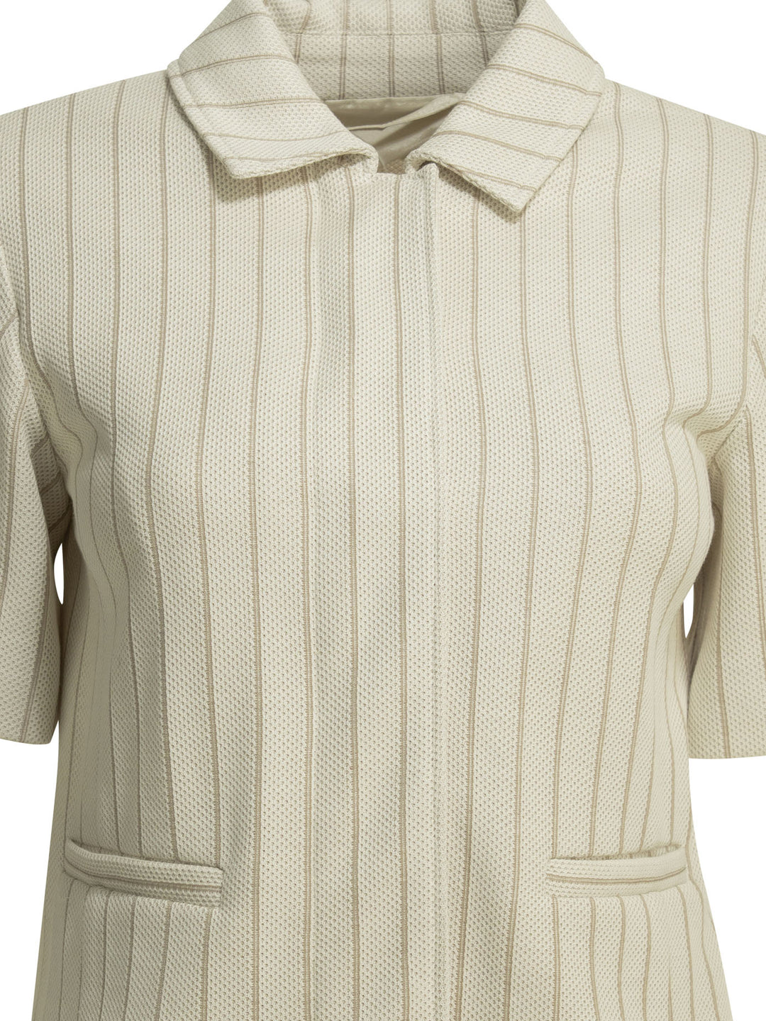 Max Mara Pinstripe Blazer Jackets and Coats - Bianco | 2983dce84005ccf2710f5430a1149fe2bdccdd44