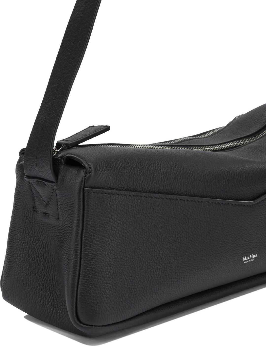 Max Mara Medium Leather Shoulder Bag Borse a Spalla e Tracolla - Nero | 14e397adb2c809404c92c3c22d02f13a96e47fd7
