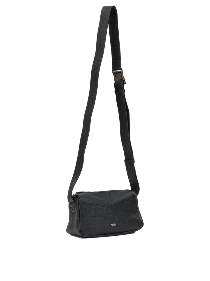 Max Mara Small Leather Shoulder Bag Borse a Spalla e Tracolla - Nero | 3055cca22f2fac9c7c1b3237ba94b42faecde2da