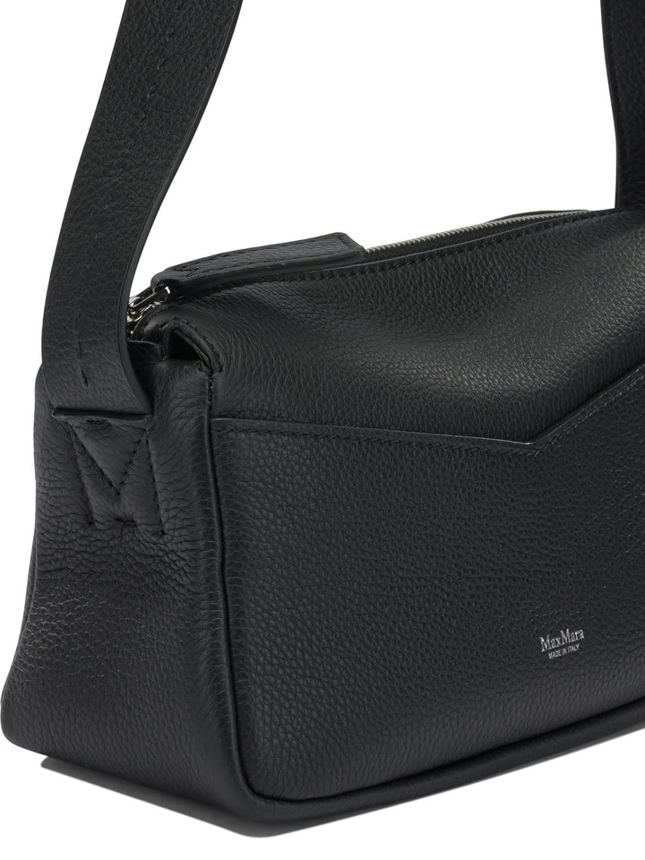 Max Mara Small Leather Shoulder Bag Borse a Spalla e Tracolla - Nero | 923e6b56b7fd9e51befa172124c50ee26dd73a64