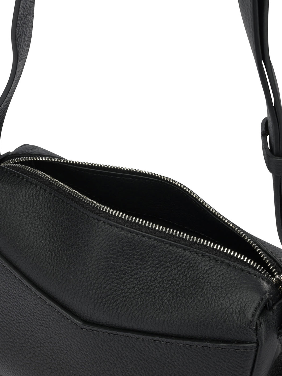 Max Mara Small Leather Shoulder Bag Borse a Spalla e Tracolla - Nero | 2f0c3891e25f52227b21717f570bd6ac613cc633