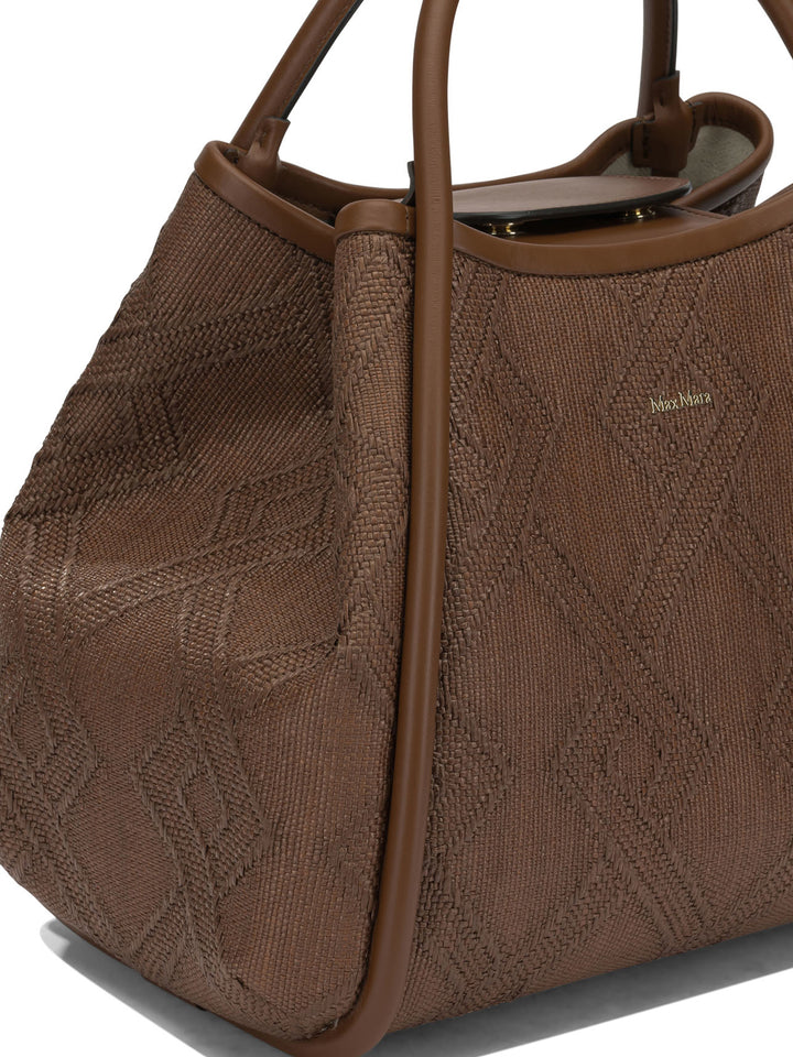 Max Mara Marine Handbags - Marrone | 03d3dcaf502fa36175ece7c37ebd344aeddc39e8