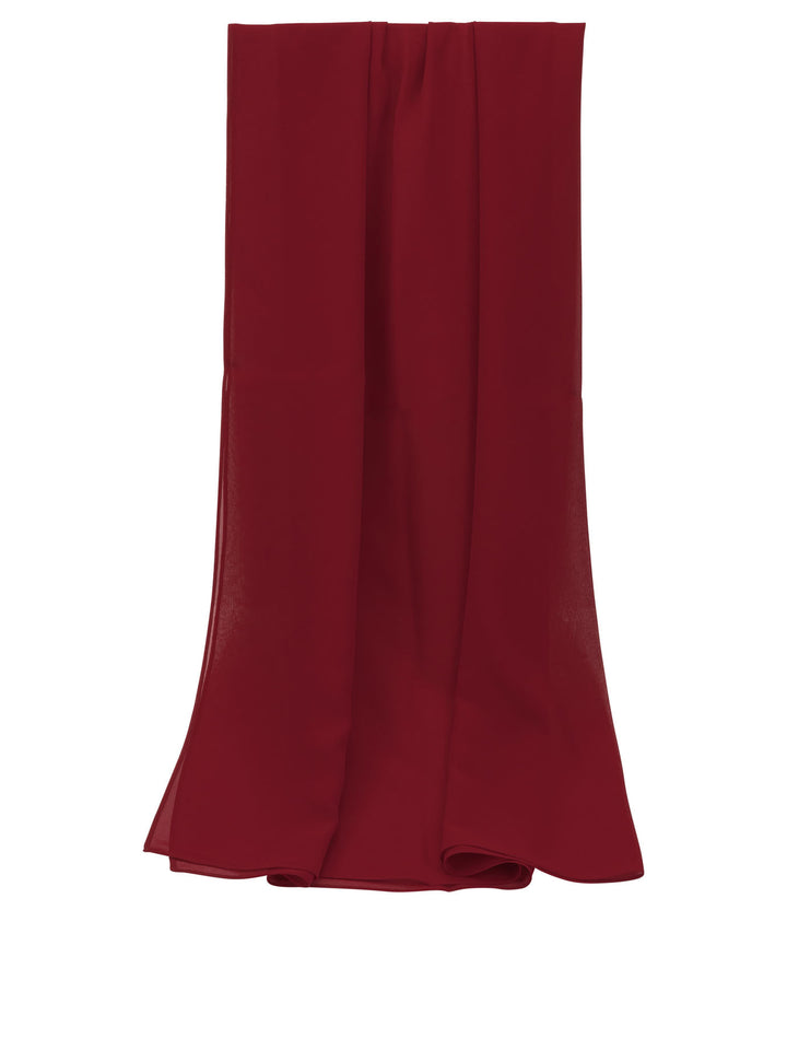 Max Mara Silk Scarf Sciarpe & Foulard - Rosso | 2497e43121dfeef7e6b97066fe12fa45addd3a23