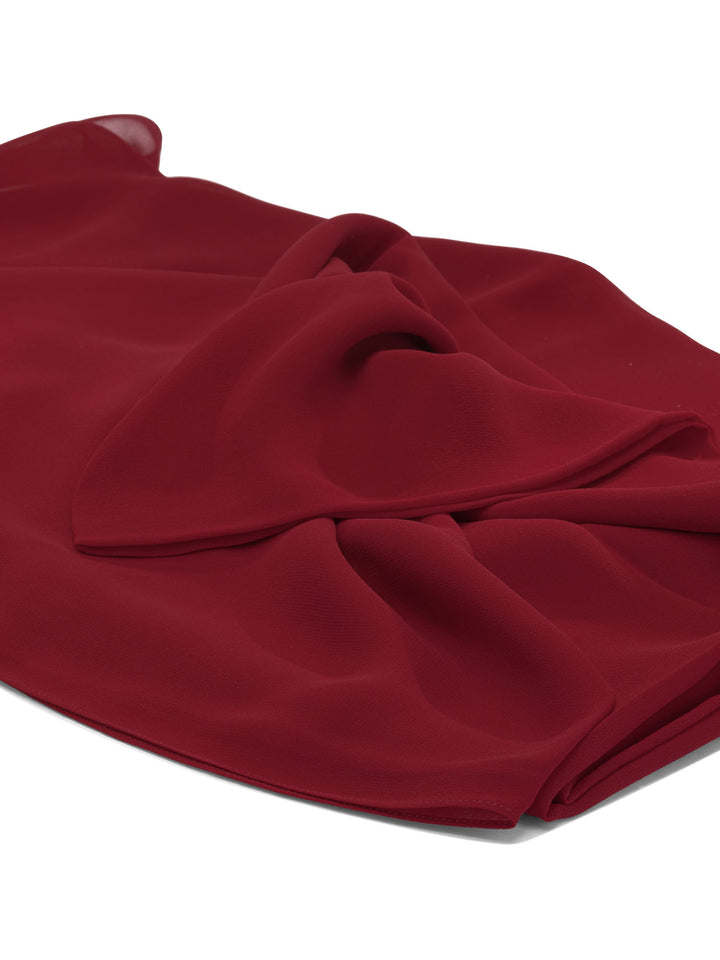 Max Mara Silk Scarf Sciarpe & Foulard - Rosso | 9fd6bd27b00b85be042d0a39a89d8fd9e18e2ed8