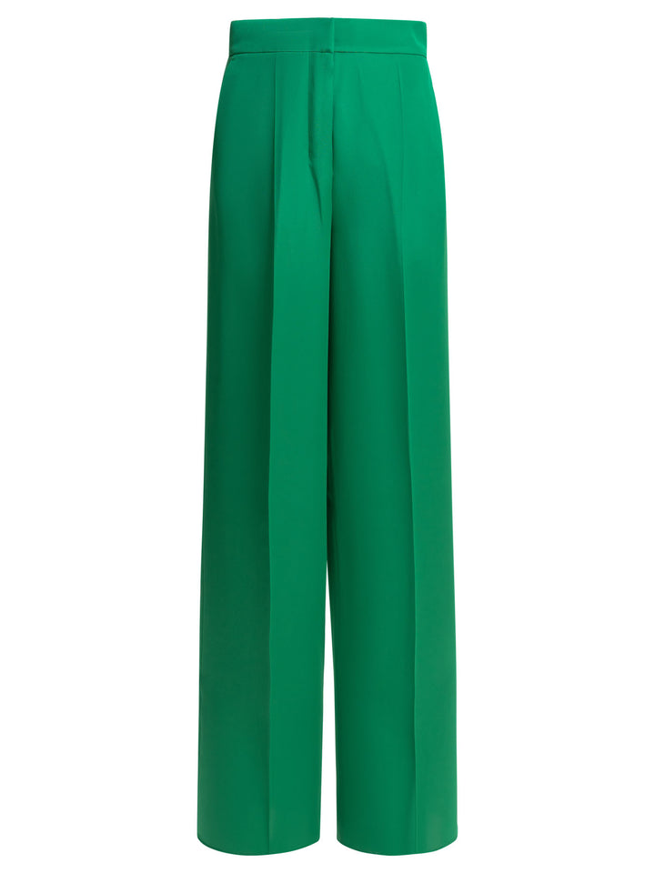 Max Mara Pianoforte Silk Tailored Pants Trousers - Verde | 1c119dedb1446cb590020899418253113e008871