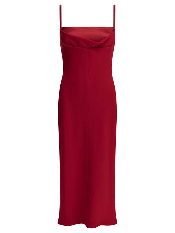Sheath Midi Dress Abiti Rosso