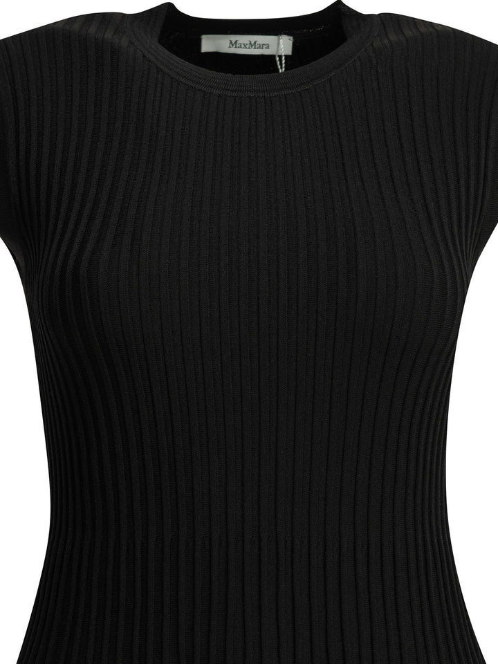 Max Mara Pure Flared Midi Dress Abiti - Nero | 2d6afcf1670bce5f637b492179b18665365d22a0