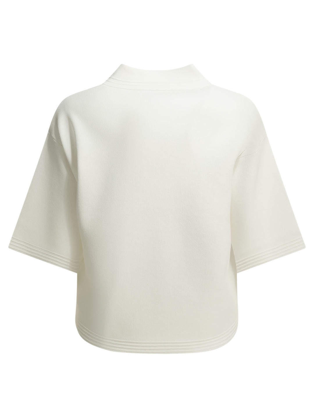 Max Mara Pure Polo Shirt Without Buttons Polo shirts - Bianco | 92cd57b0eafc0b953f8d6bbae3e4824e61508711
