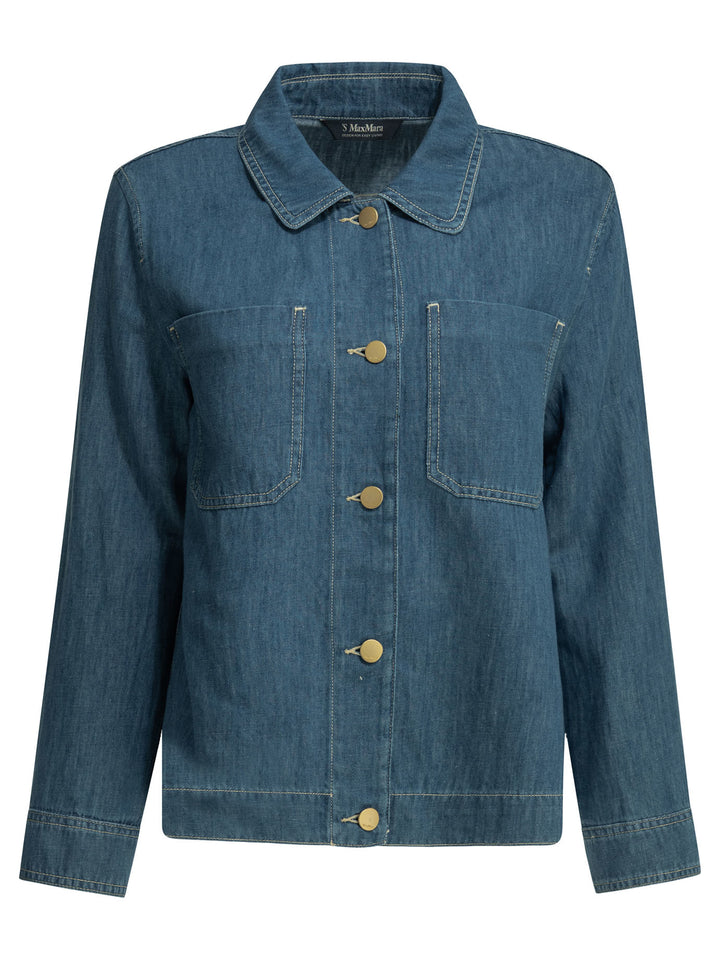 Max Mara S Casual Denim Shirt Shirts - Blu | e2dfa2ba545bb32569e2ff87ac67bd634deb1c2a