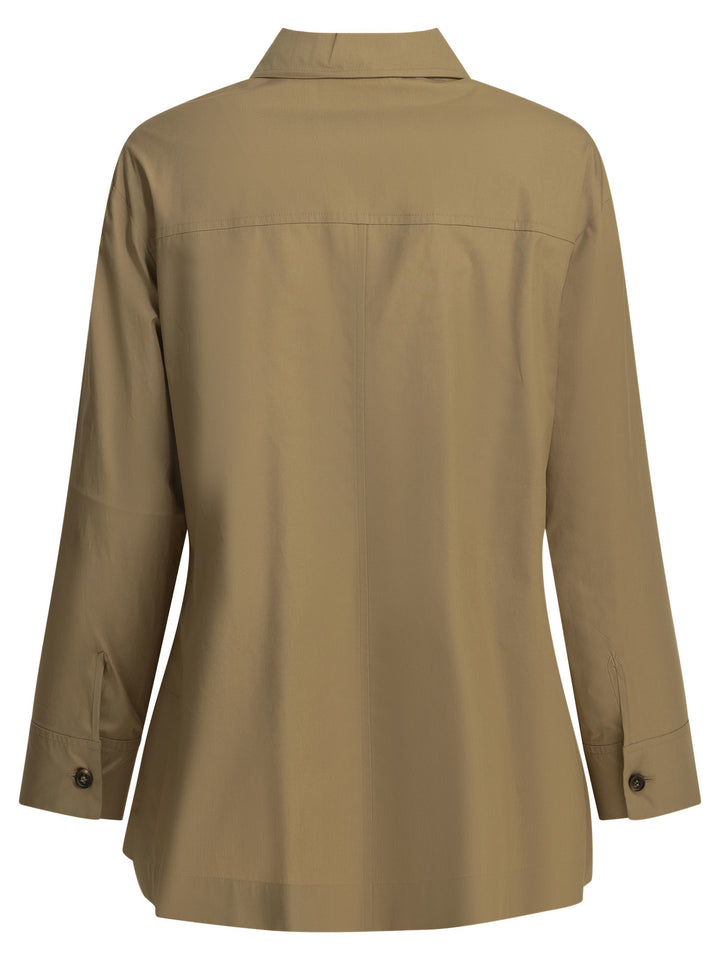 Max Mara S Casual Cotton Shirt Shirts - Beige | eba6ff199179f76f2db25ba078eba4fa1f1aa091