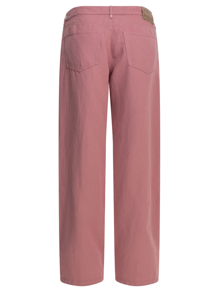 Max Mara S Casual Cotton Linen Pants Trousers - Rosa | f6c5b6e2aa866b60c0422941b638d7cd0a22d332