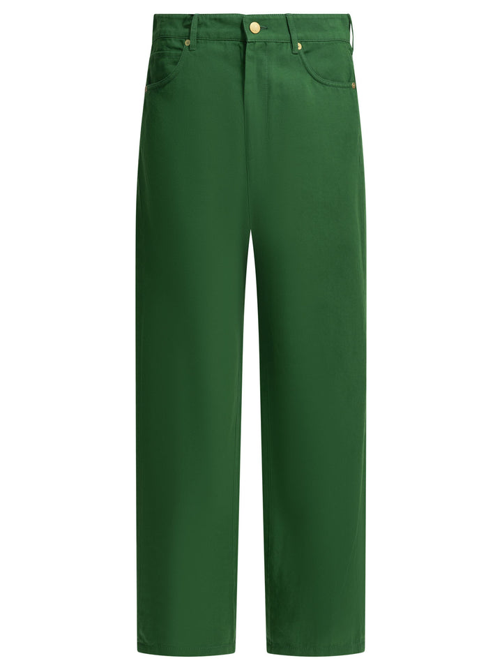 Max Mara S Casual Pants Trousers - Verde | f16dd4de63ac9e96e926d997f2a61b2929bf0423
