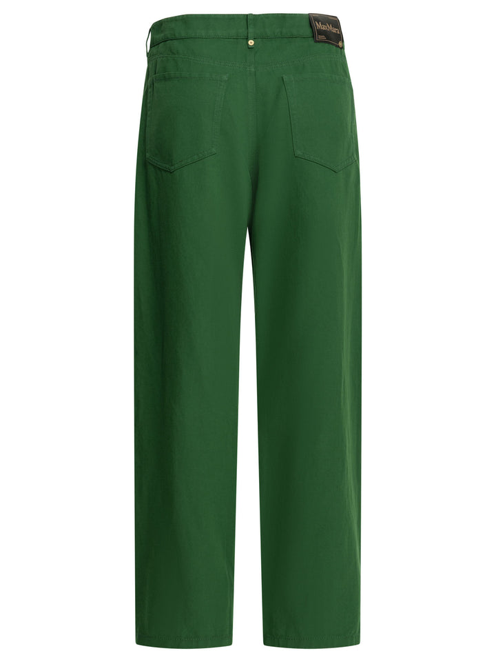 Max Mara S Casual Pants Trousers - Verde | 98d7cc1e05a2f439d03856a6251f423e6f95bee4