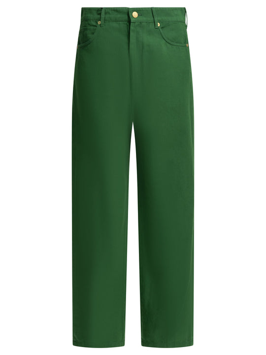 Casual Pants Trousers Verde