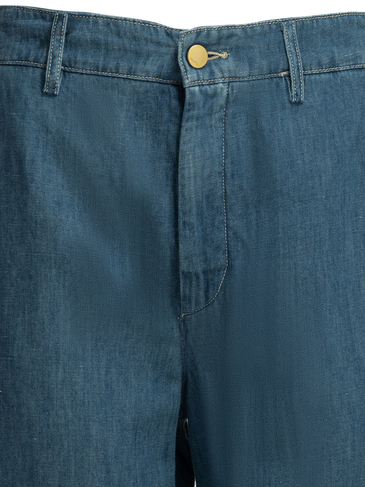 Max Mara S Wide Leg Jeans - Blu | 2d03d1ac558d41efd5a2927b1c5f59d515122ecb
