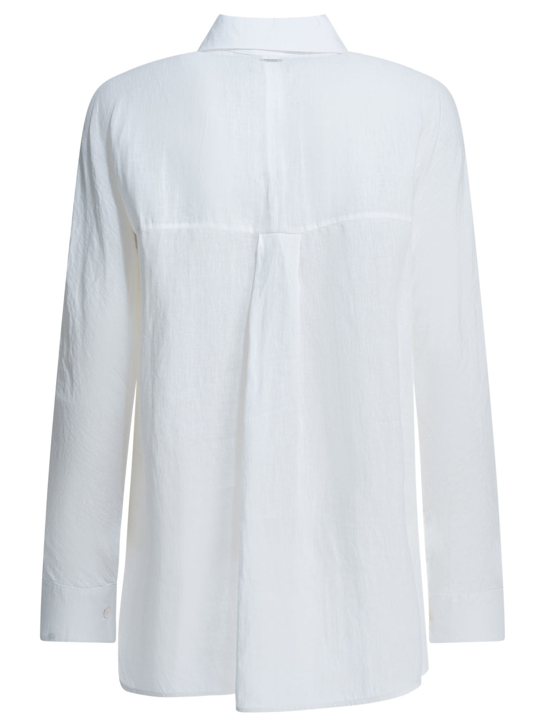 Max Mara S Casual Linen Shirt Shirts - Bianco | 239e12beb8664f84a843dd40408a4097bdfe74f0
