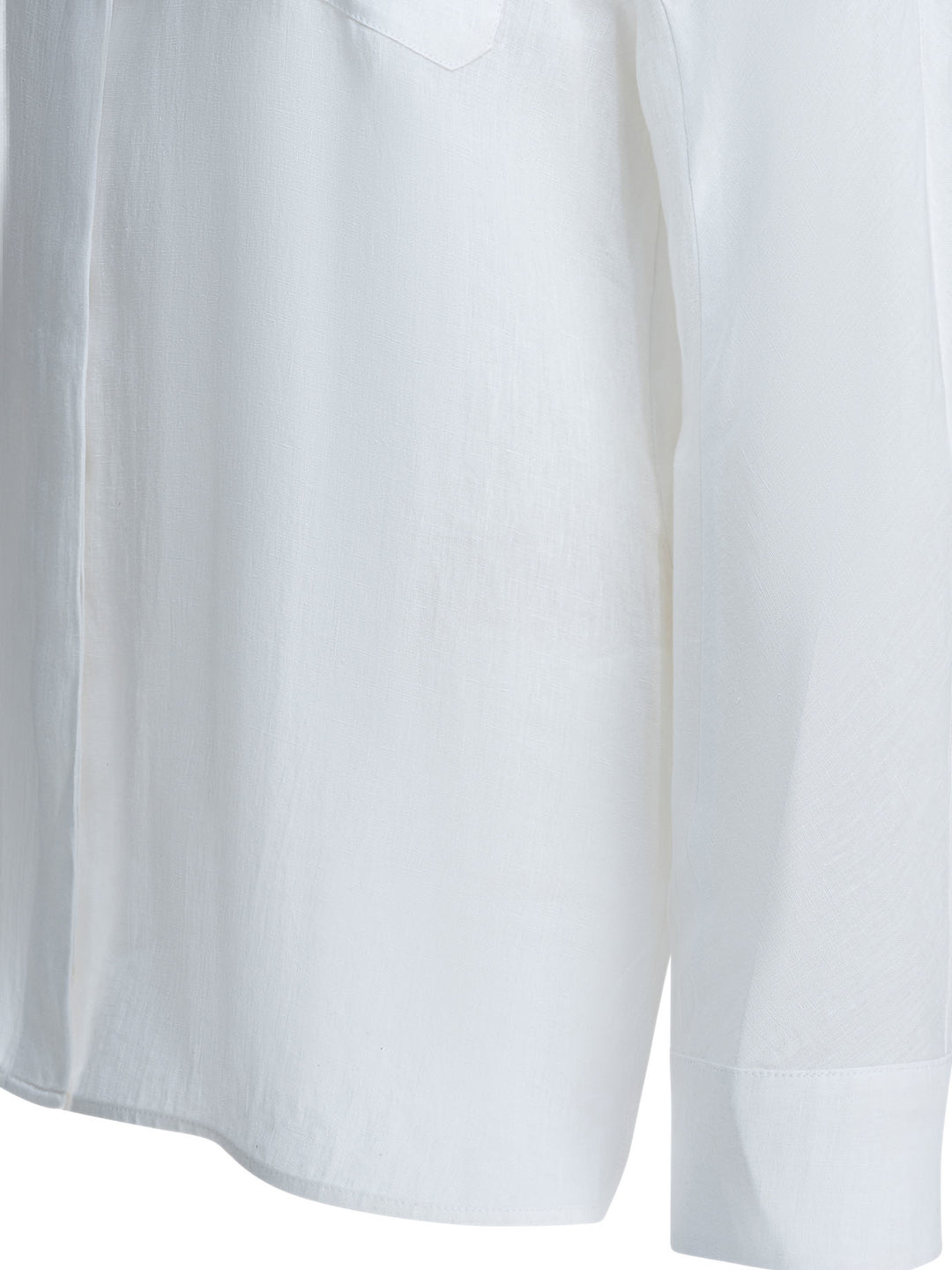 Max Mara S Casual Linen Shirt Shirts - Bianco | ce37b5bfc789437a9f407a6c121f20ed0b3aac7f
