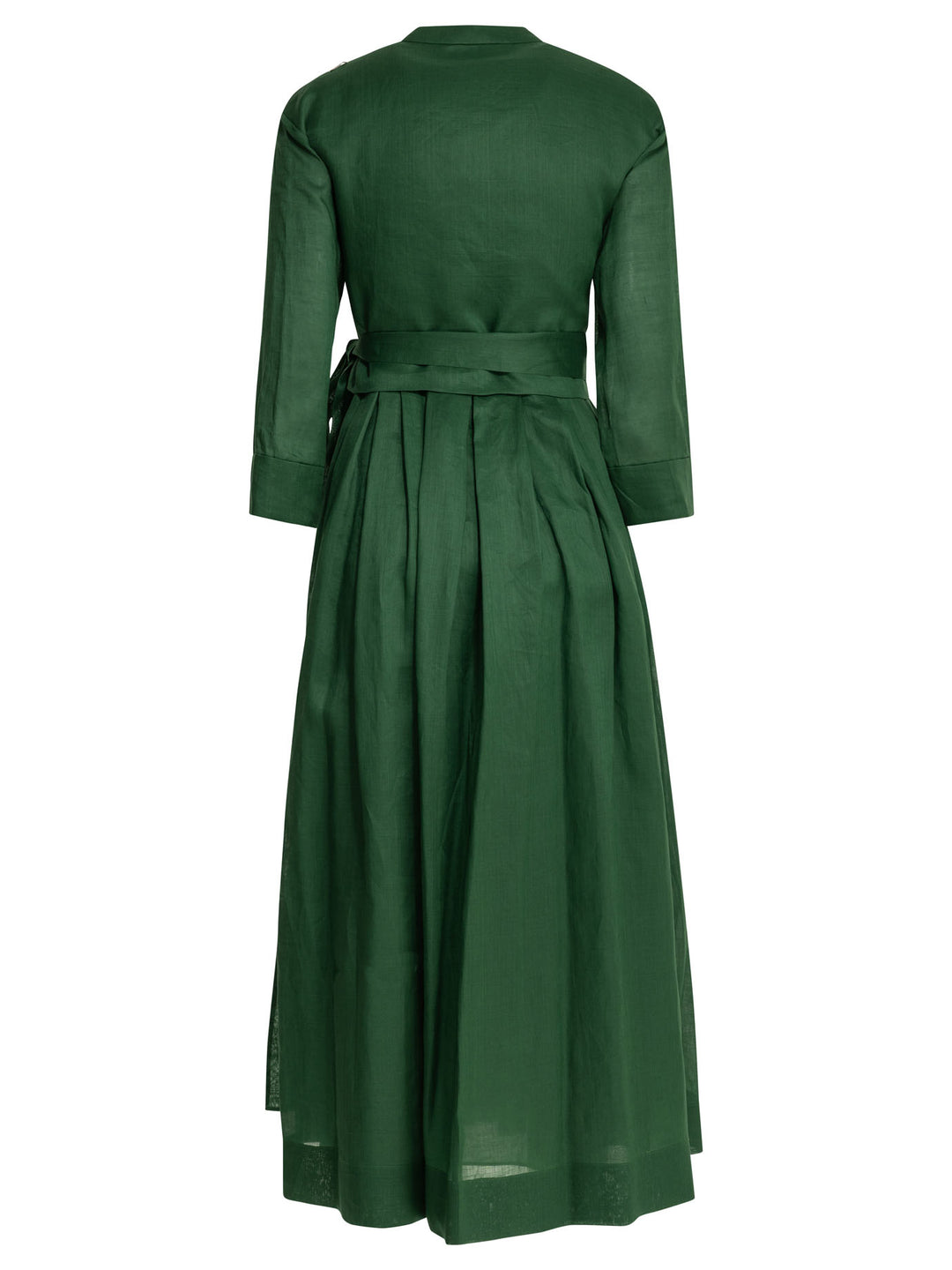 Max Mara S Chemisier Midi Dress Abiti - Verde | 1ecd756432e4c425108f9e6274094897fd339ac7