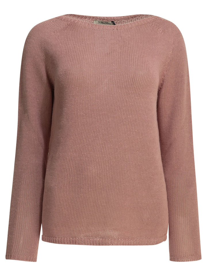 Max Mara S Round Neck Sweater Knitwear - Rosa | 56dcc0c2266757dc0973786827ba47b5a02aa8fd