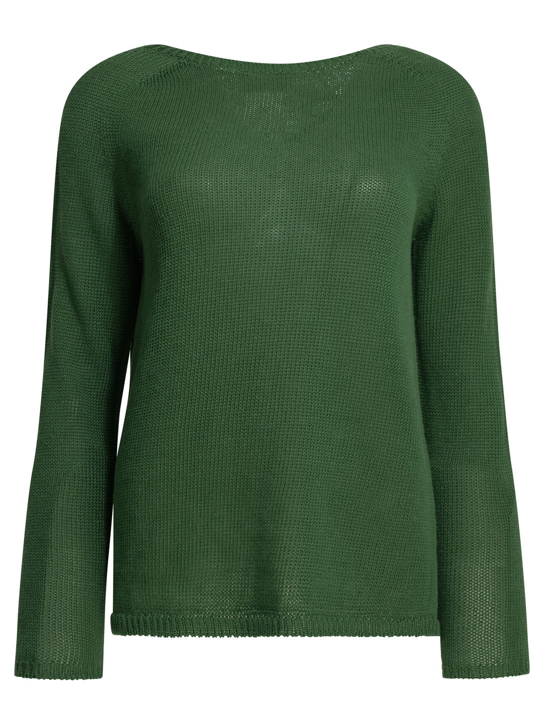 Max Mara S Round Neck Sweater Knitwear - Verde | 6a0a8e7f59e0582e9f009d9468d07375745b905d