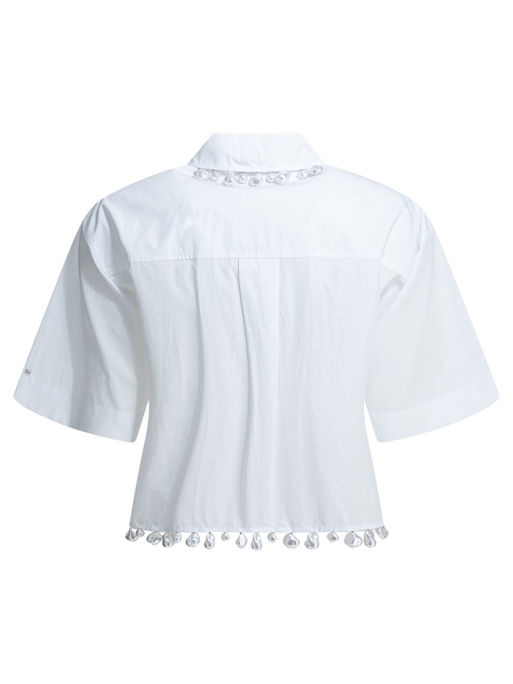 Max Mara Sportmax Casual Shirt Shirts - Bianco | 26109b632214c605d237f76547d8dc6bc376ddee