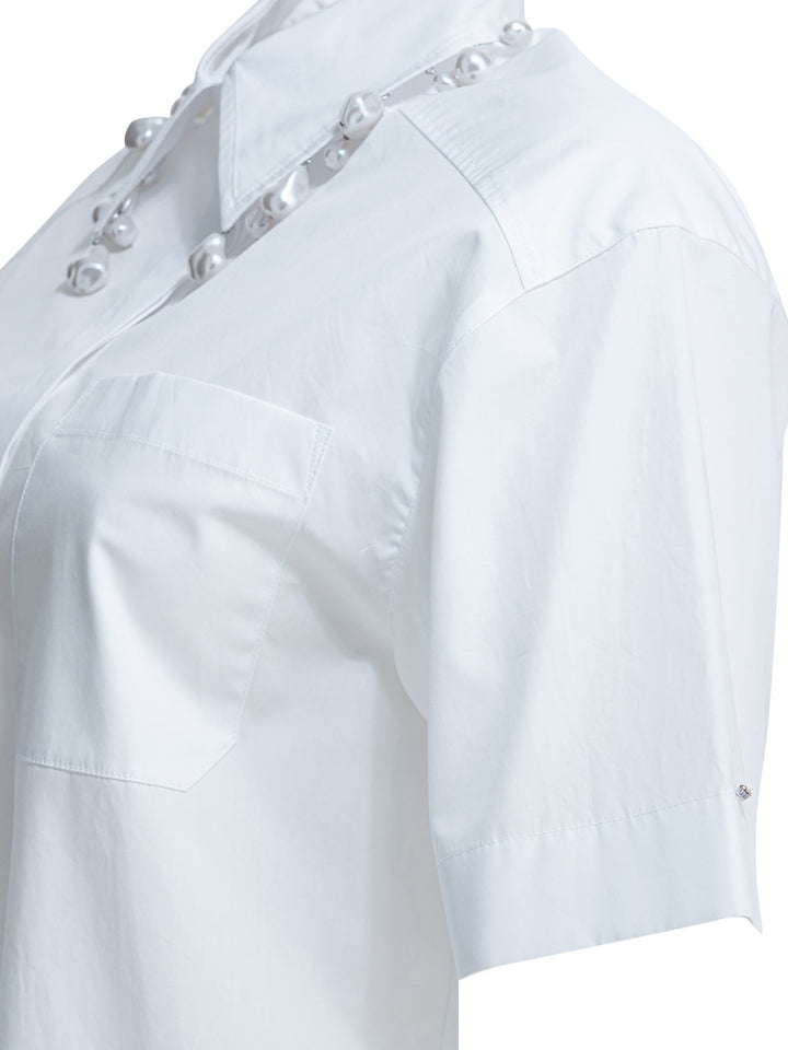 Max Mara Sportmax Casual Shirt Shirts - Bianco | 514ac7456a1f163b0e0c616e3623ff22cb7f0573