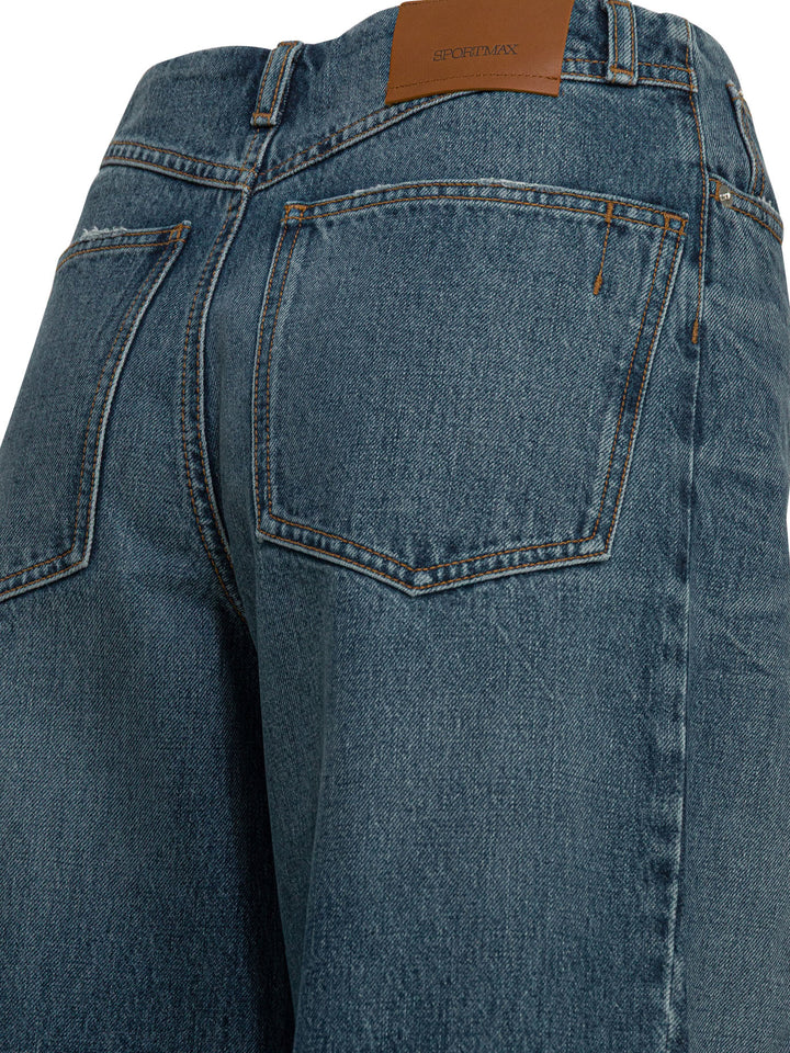 Max Mara Sportmax Dora Jeans - Blu | e97630be38331518438e377c53cef571fd29842a