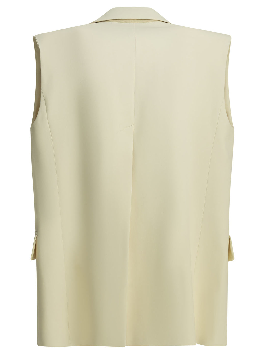 Max Mara Sportmax Two-Piece Sleeveless Blazer Jackets and Coats - Bianco | b9fdb4984e8d4a319f6e23b19f645365be9d58a3
