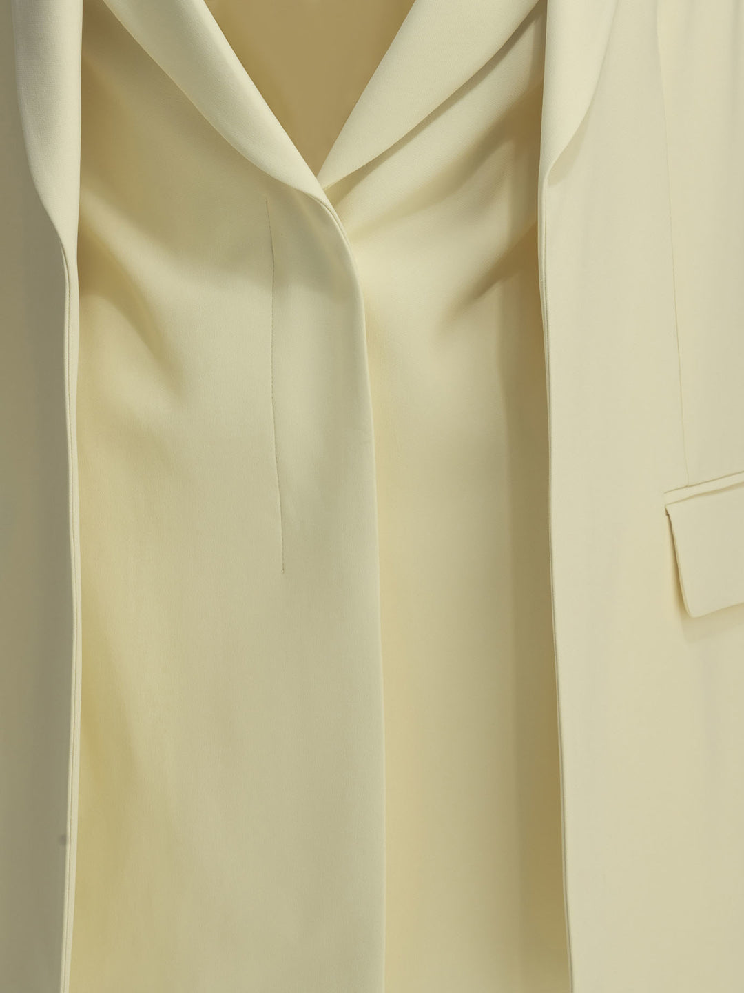 Max Mara Sportmax Two-Piece Sleeveless Blazer Jackets and Coats - Bianco | 8af3f40d3655e24f43597b9cb7018bc15d9fcf94