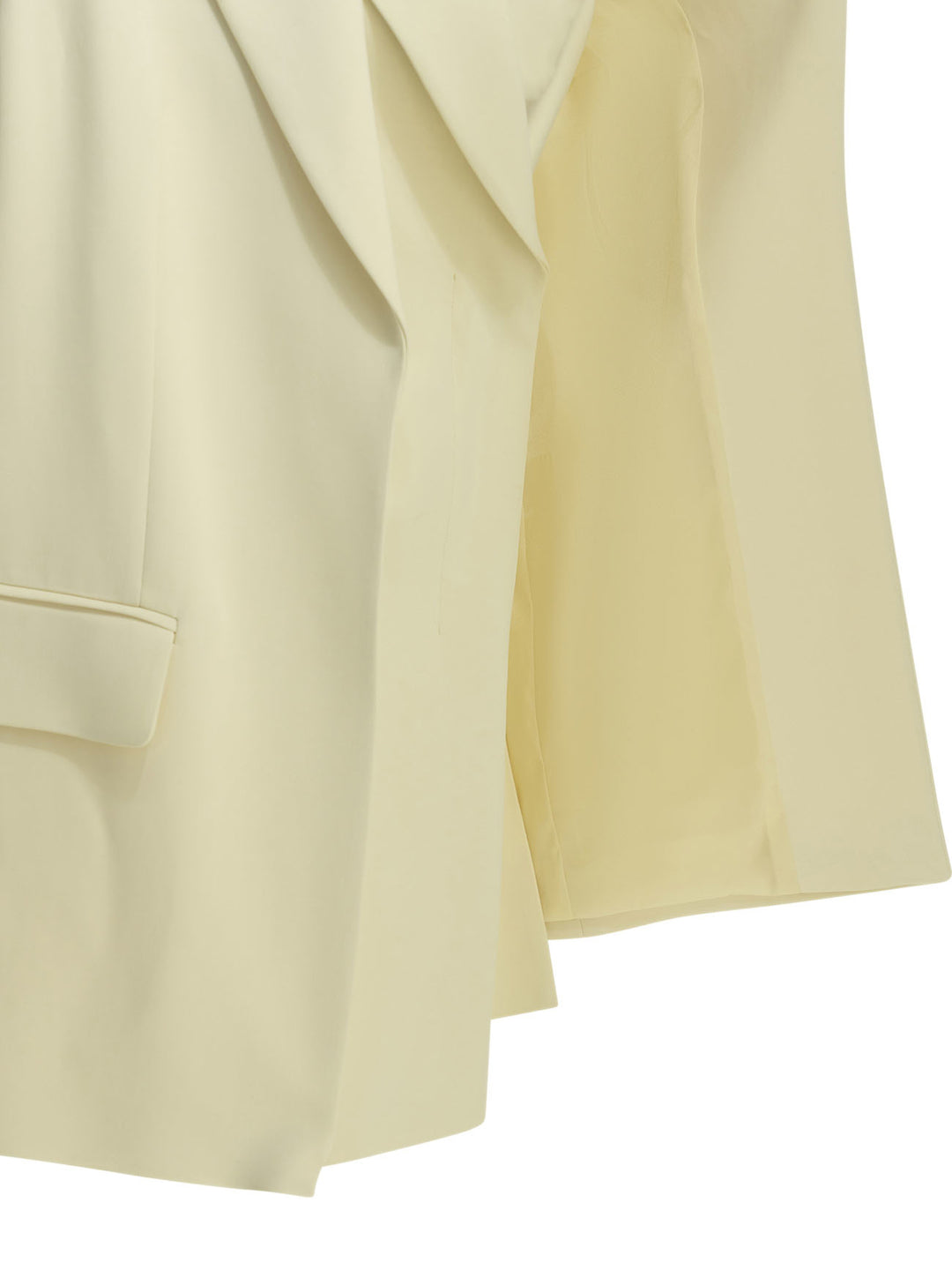Max Mara Sportmax Two-Piece Sleeveless Blazer Jackets and Coats - Bianco | 046647bfedb10f073114e28f65f77e156d8d1381