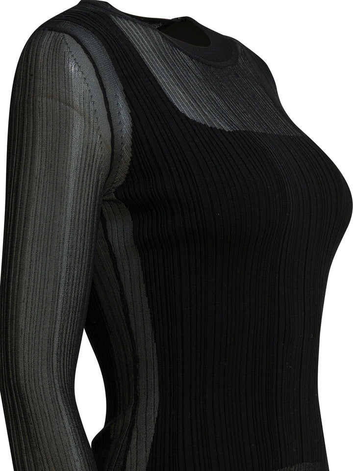 Max Mara Sportmax Viscose Crewneck T-Shirt T-shirts - Nero | 63091cc46eda42e396f510e995f3af237c1e3332