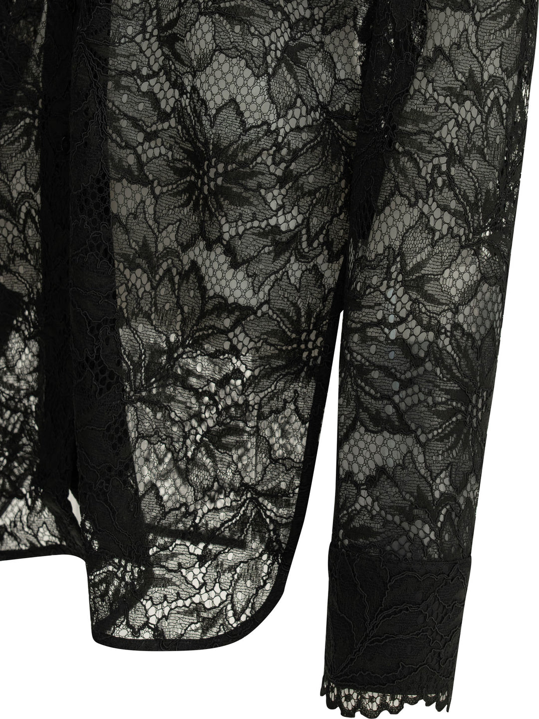 Max Mara Sportmax Casual Lace Shirt Shirts - Nero | 1fb47bb8decd112f7b7f1cfe35e58fb9eb5f9dfa