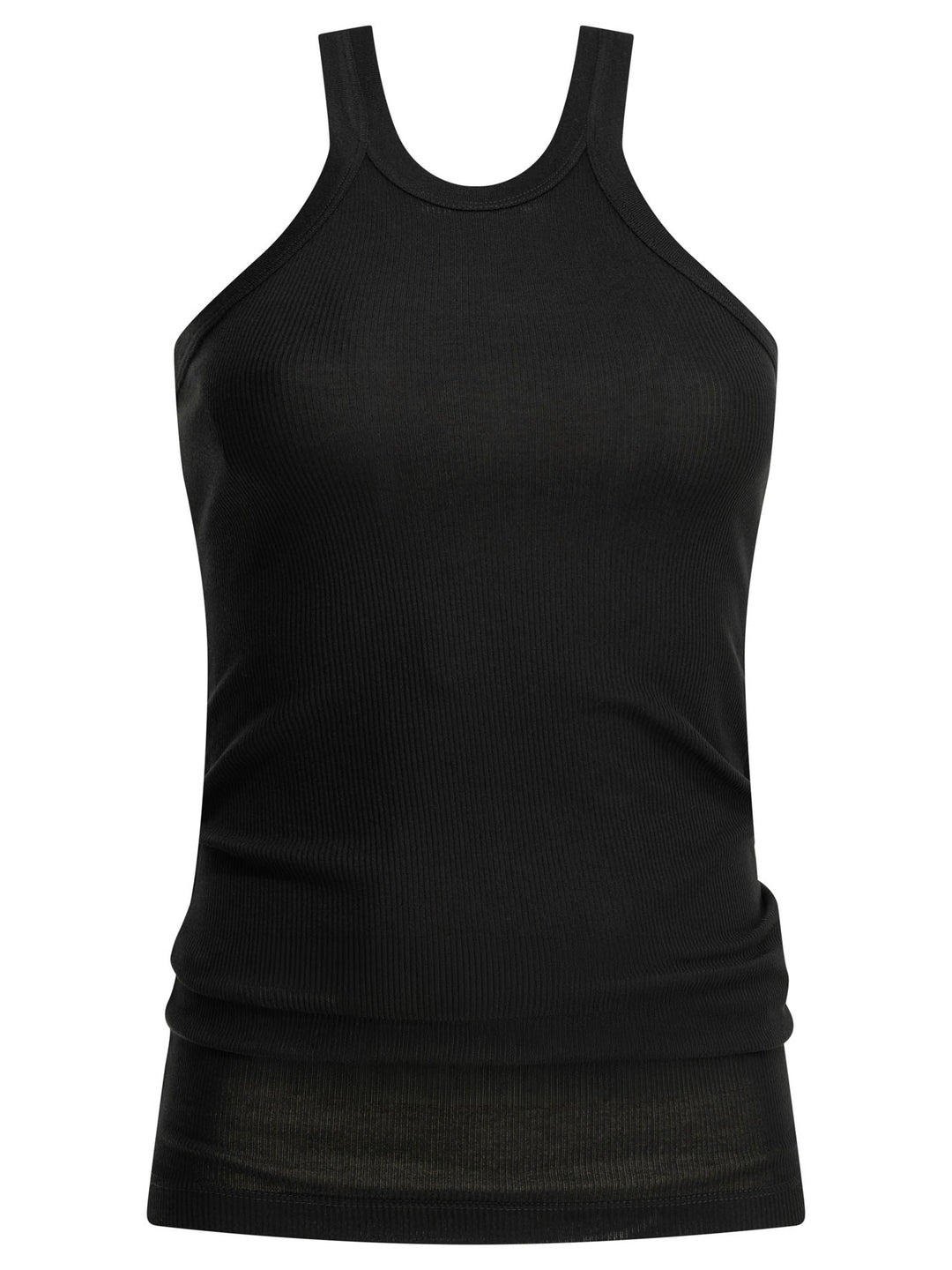 Max Mara Sportmax Cotton And Silk Tank Top Top - Nero | d7974251c6b59b97bd5204ec76340f41b607fa75