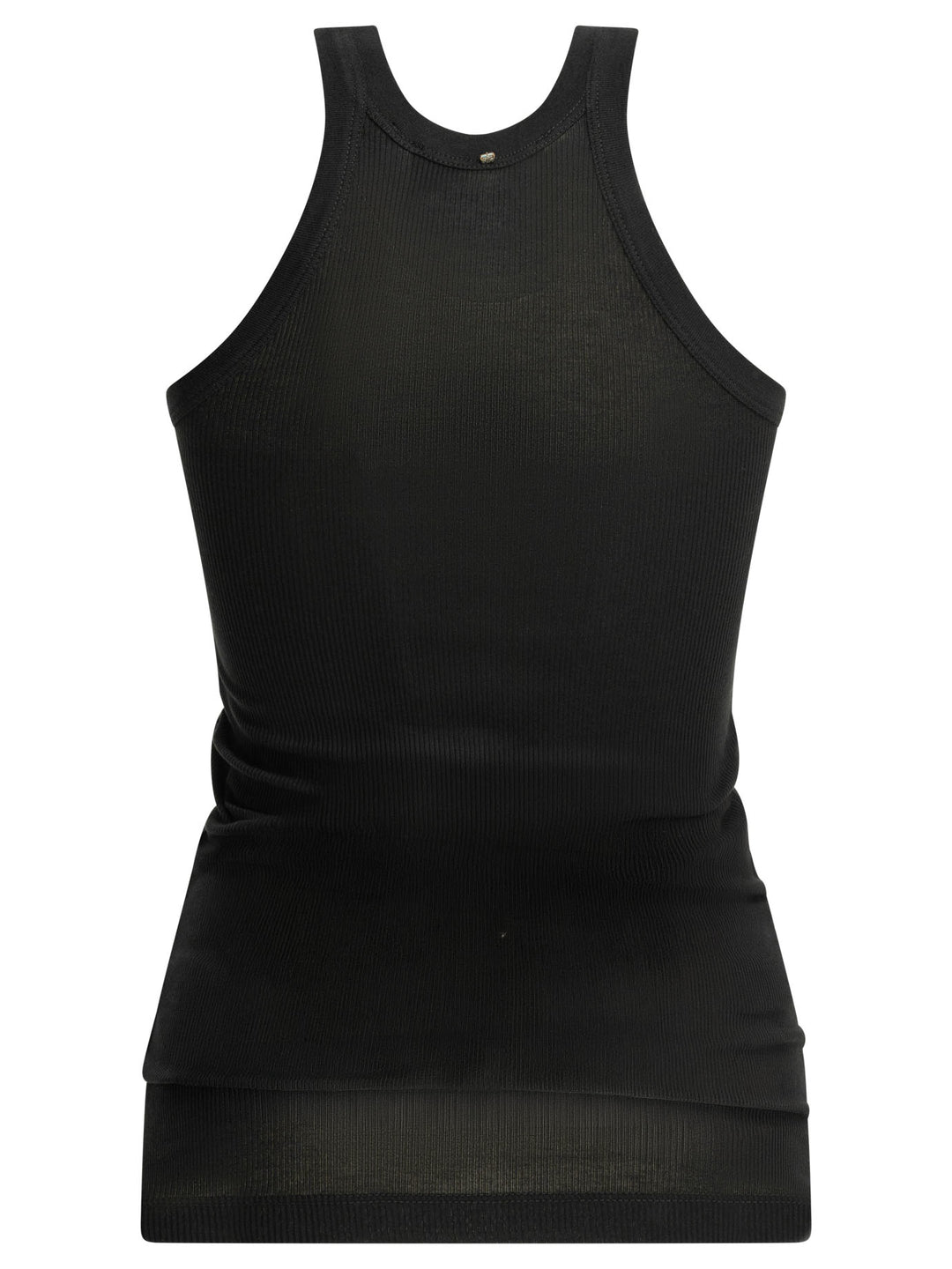 Max Mara Sportmax Cotton And Silk Tank Top Top - Nero | 71fa3601d7e0a3fbeb503ea76492f16555dab2ea