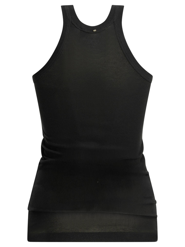 Max Mara Sportmax Cotton And Silk Tank Top Top - Nero | 71fa3601d7e0a3fbeb503ea76492f16555dab2ea