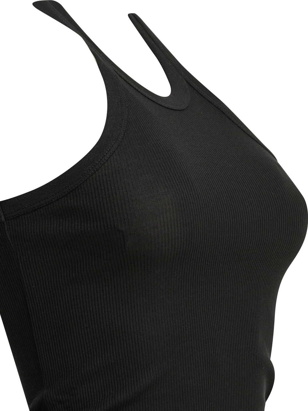Max Mara Sportmax Cotton And Silk Tank Top Top - Nero | 180e67bd641537b5a481fd74551d891644e85504