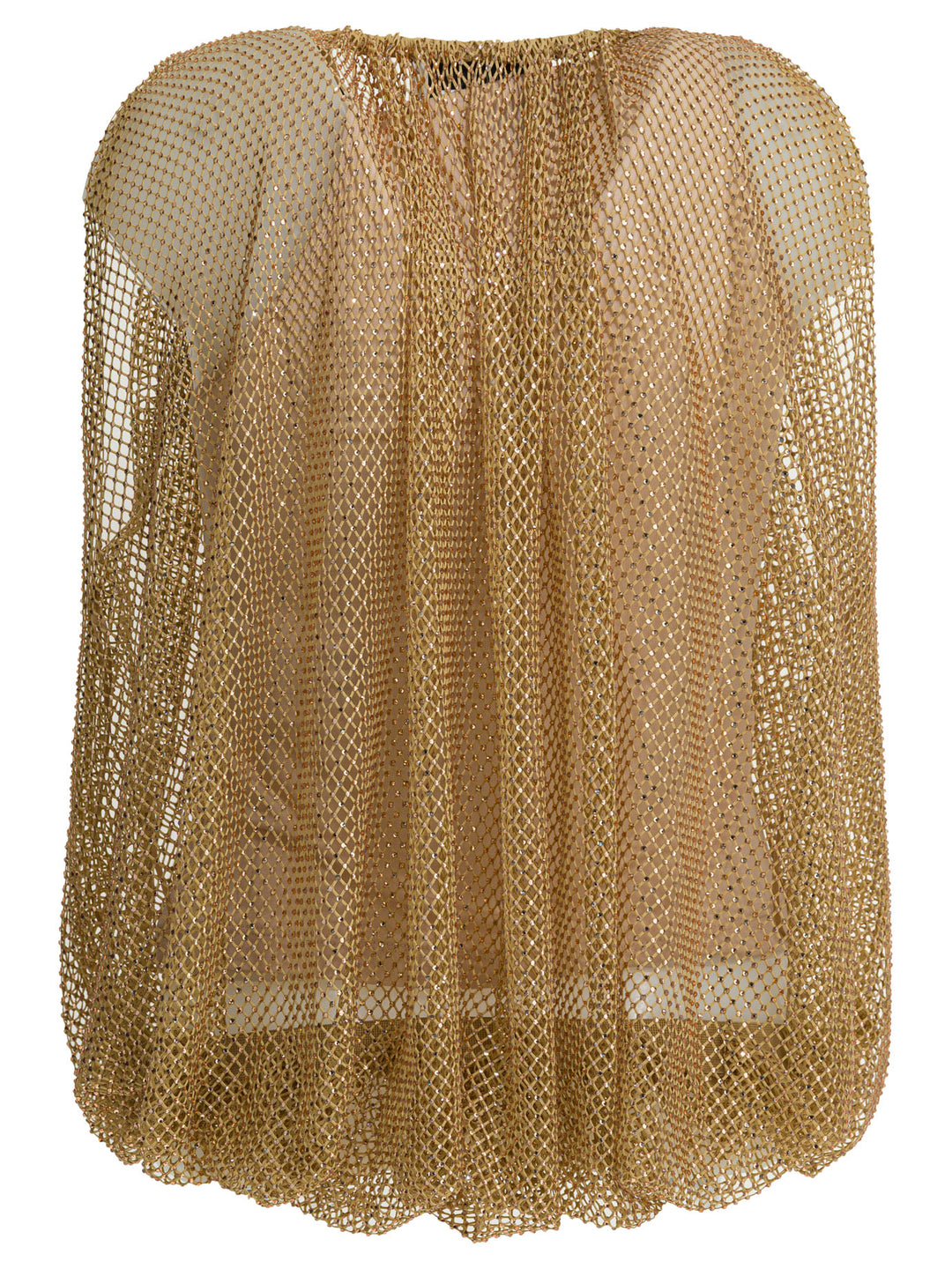 Max Mara Sportmax Sleeveless Mesh Top Top - Oro | b7f9c72539164d4e386ebf142a195bcfde1d6bd0