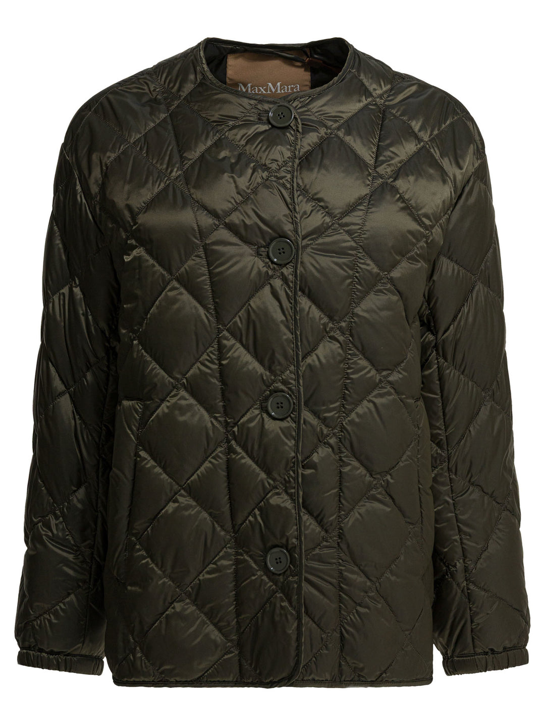 Max Mara The Cube Short Canvas Down Jacket Jackets and Coats - Verde | 3349547585fed5280b14a3a0f373e0aaafb394d9