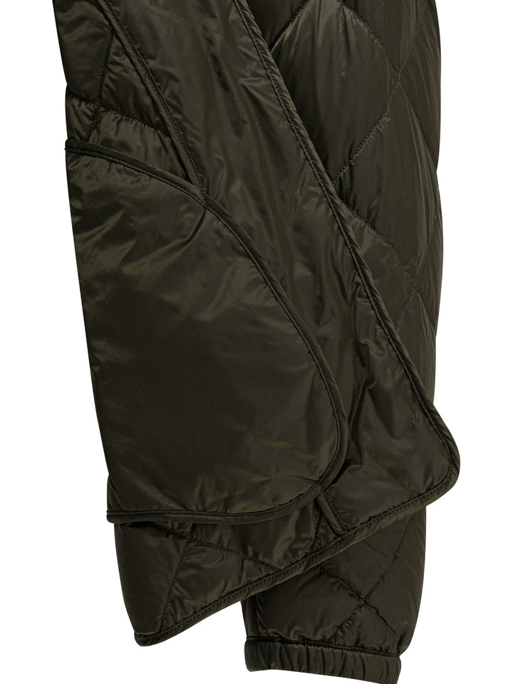 Max Mara The Cube Short Canvas Down Jacket Jackets and Coats - Verde | 4b54f4263659c1b30fb20b005519de199f44db9d