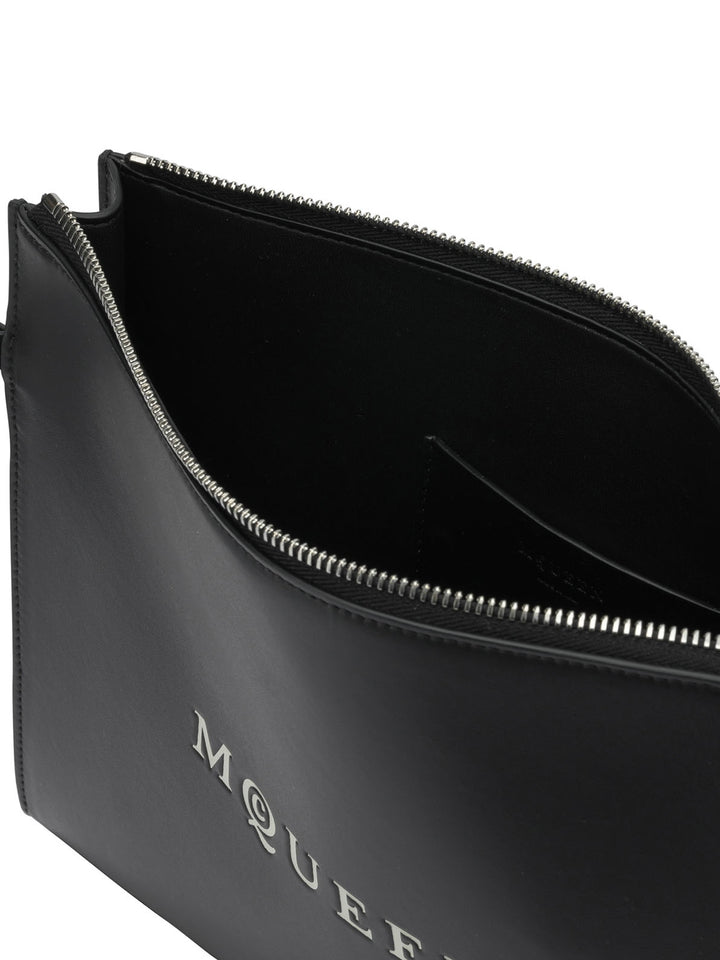 Mcqueen Es Pouch - Nero | 3241de7df9d4e487bfda89a42b7d6f3c767b2dc5